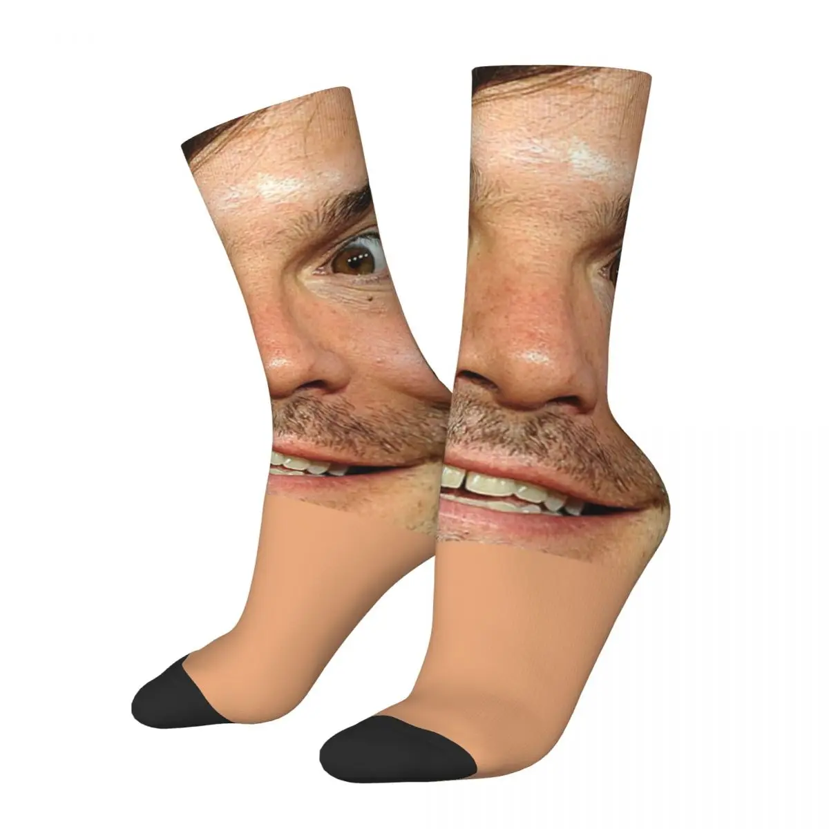 Blessed Jack Black Eyebrow Socks Comfortable Fashion Funny Meme Socks Hip Hop Merchandise Middle TubeSocks Best Gift Idea