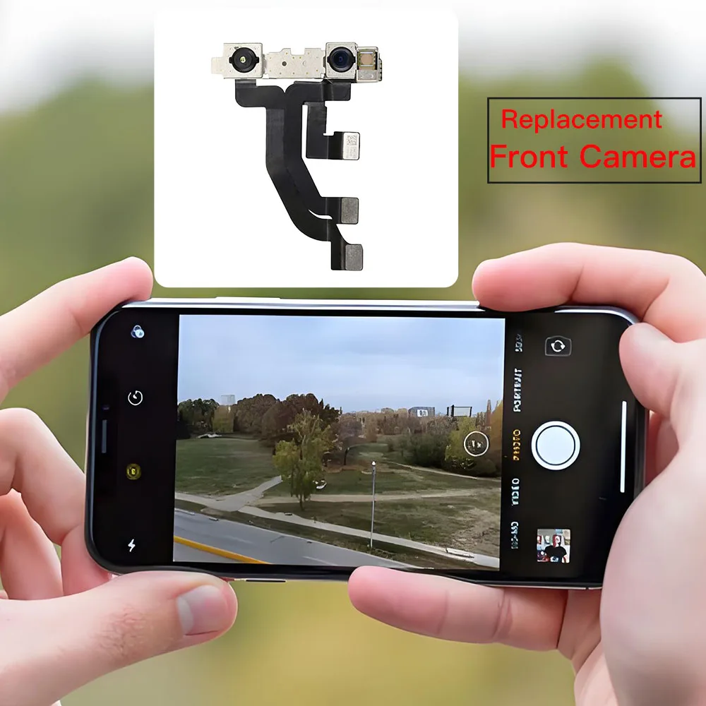 Front Facing Camera Proximity Light Sensor Flex Ribbon Cable For iPhone 7 7P 8 Plus X XR XS Max Repair Replacement