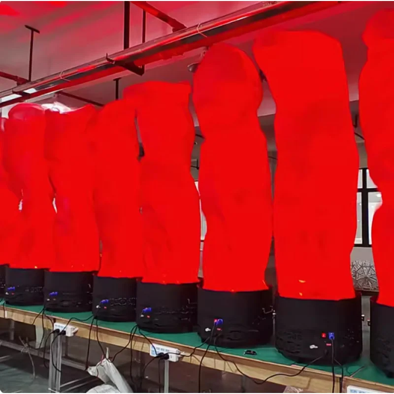 Simulated Electronic LED Flame Light Outdoor Bonfire Party Fake Fire Large Stage Rechargeable Round Bonfire Atmosphere Light