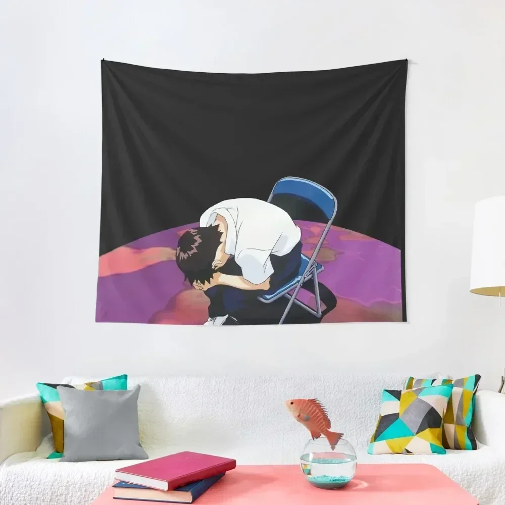 (Shinji Ikari) Tapestry Luxury Living Room Decoration Room Decor Cute Cute Room Decor Home Decor Accessories Tapestry