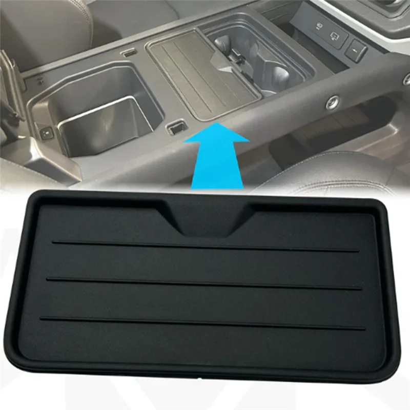 Car Center Console Cup Holder Cover Tray Lid Organiser Cover LR131904 For Land Rover Defender L663 2020-2025-A02G