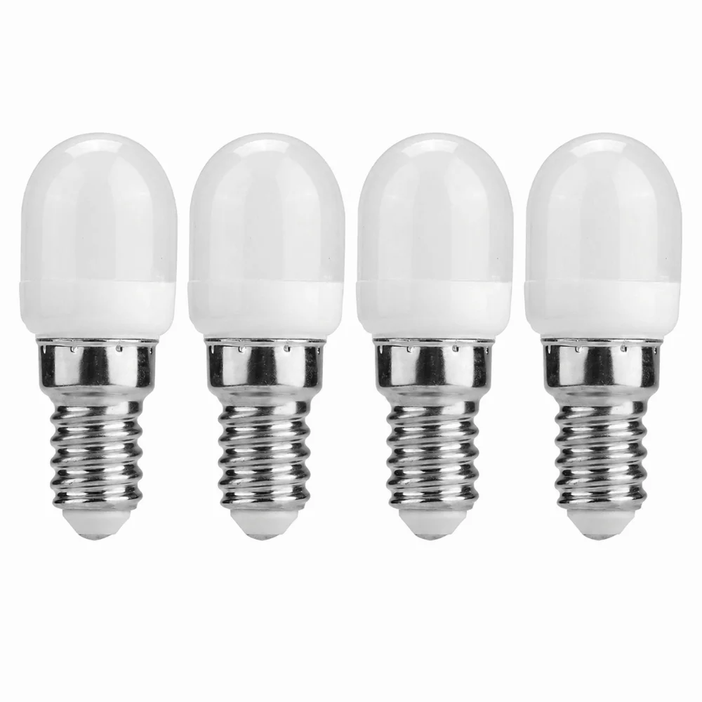 4 Pack Energy Saving E14 LED Bulb T8 220-240V LED Light Bulb 2W 140LM Light Bulb Sewing Machine