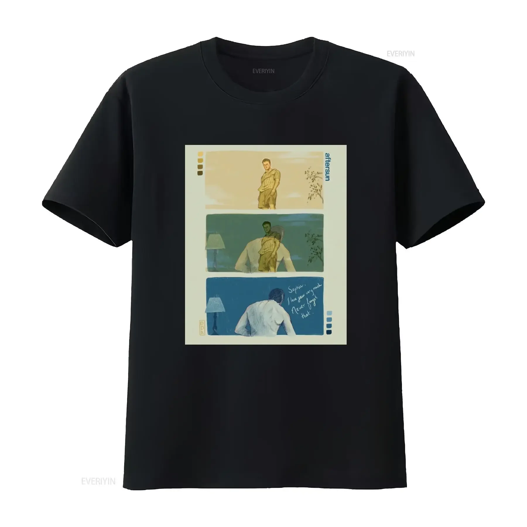 Aftersun Movie Artwork T Shirt Paul Design Unique Art Print Comfortable Cotton vintage Washed graphic Soft Unisex streetwear