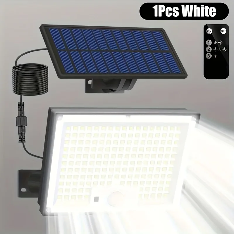 234/172 LED Solar light Solar Security Lights with Motion Sensor 3 Modes Waterproof Split Solar Flood Wall Lights For Outside