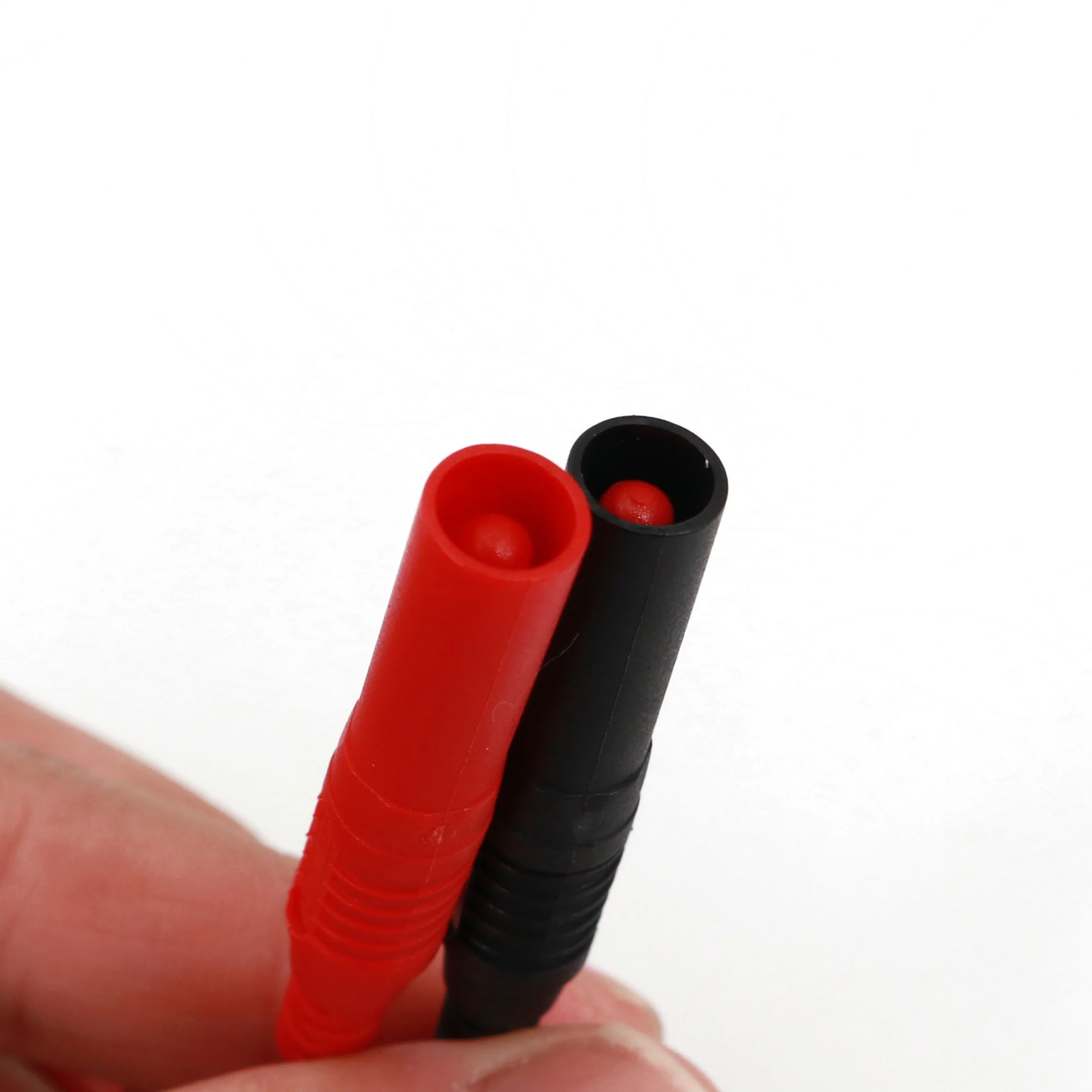 1Pair Soft Silicone 13AWG Straight 4mm Male to Female Banana Plug Cable Connector Multimeter Test Leads