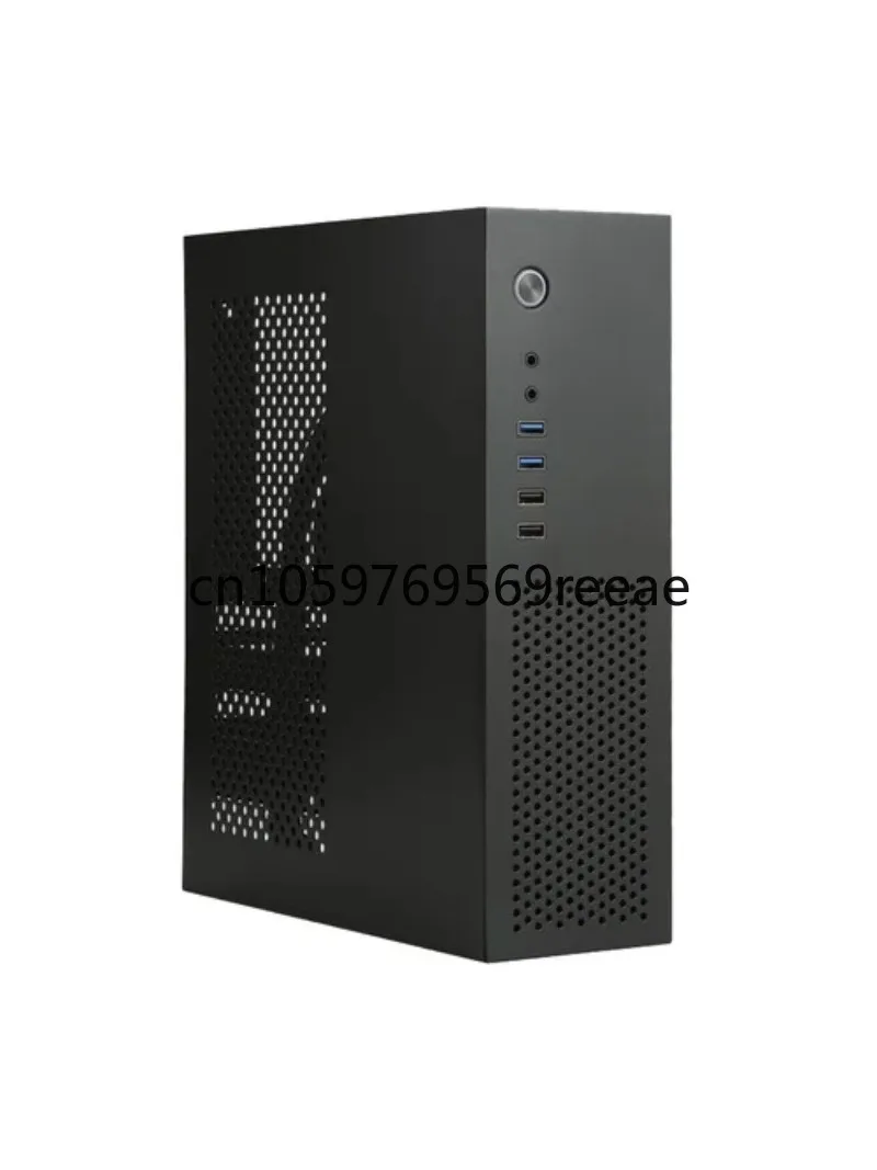 SKTC A10 Desktop Computer HTPC Shell Is Equipped with 1u Power Supply MATX Unique Black Mini Main Box