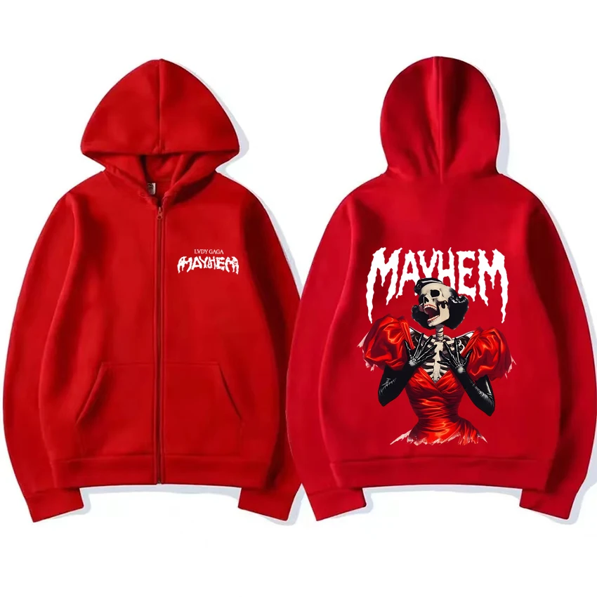 Mayhem Ball lady gaga fashion Hoodie Coat 2025 new Men's Women