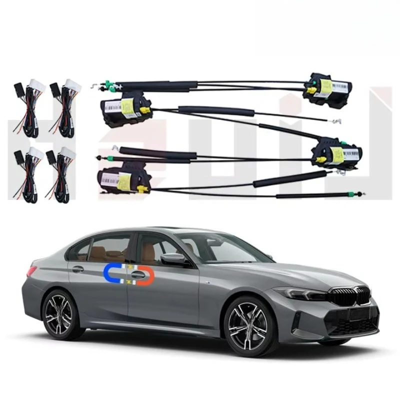 Silent Anti-pinch Electric Suction Door Magnetic Lock Kit Fit F30 F35