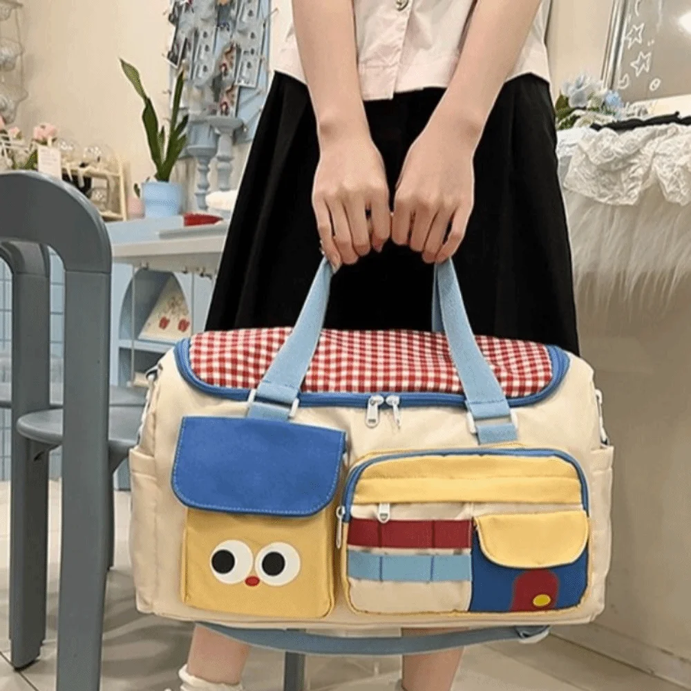 大容量ドーパミントラベルバッグ 複数のポケット 専用シューズコンパートメント トラベルダッフルバッグ オックスフォード防水荷物