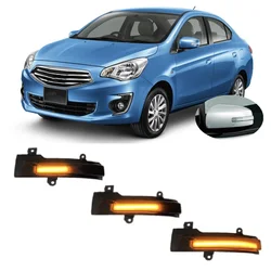 Dla Mitsubishi Attrage A13A 2013 2014 2015 2016 2017 2018 2019 dynamiczny kierunkowywacz LED lampa lampy kierunkowskazu