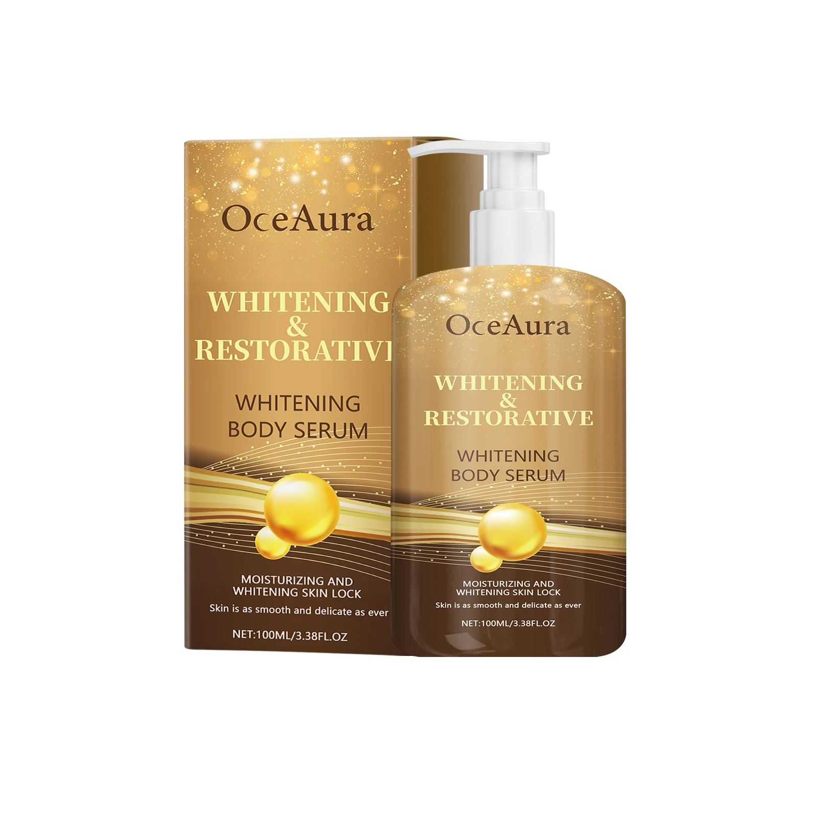 

Whitening & Restorative Body Serum - Skin Brightening Treatment with Moisture Lock Technology