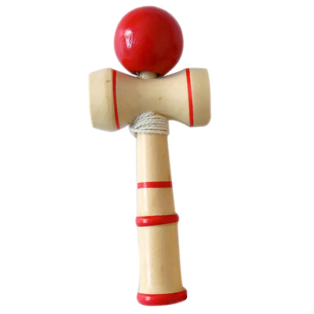 1 Pcs Wooden Children's Educational Skills Ball Hand-eye Coordination Fitness Ball Superb Early Education Sisal Ball Toys