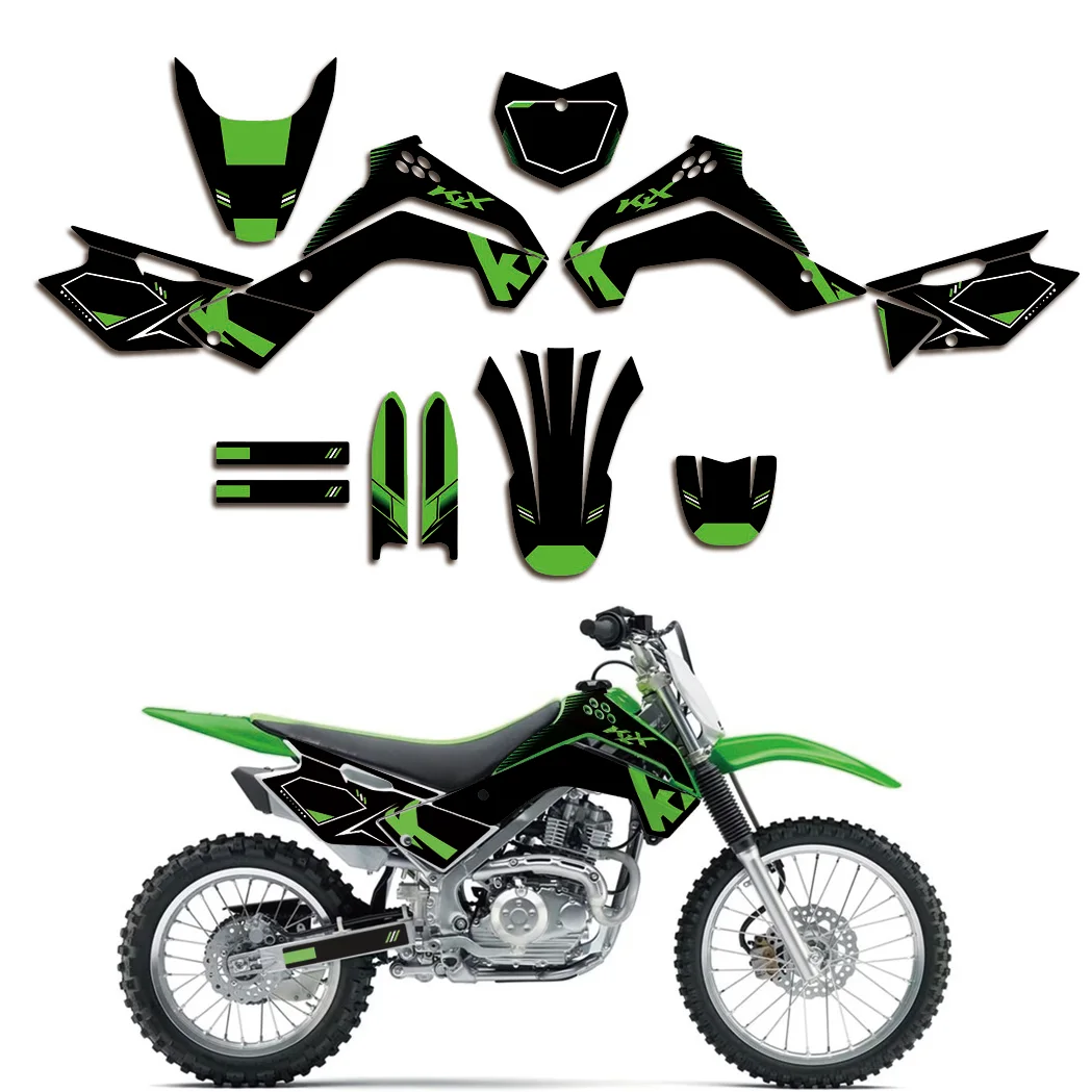 For Kawasaki KLX140 2008 2009 2010 2011 2012 2013 2014 2015 2016 2017 2018 Graphic Sticker Decals
