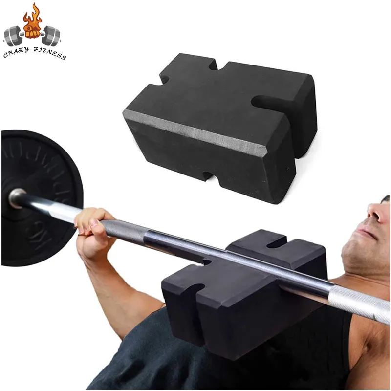 Bench Press Block Strength Block EVA Foam Barbell Weight Bar Grip Board Press Block Deep Squat Fitness Trainer Home Gym Block