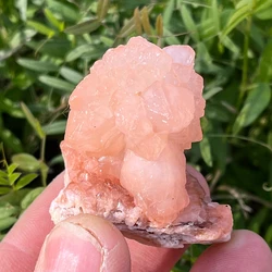 100% natural pink Nirvana crystal quartz ore specimen healing stone furniture ornaments