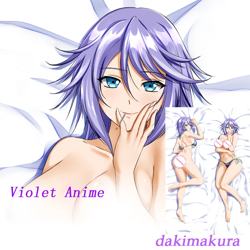 Dakimakura Anime Rosario Vampire Shirayuki Mizore Double-sided Print Life-size Body Pillow Cover Bedding Gifts