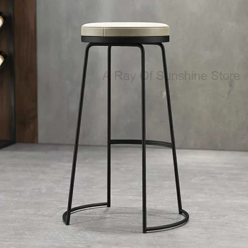 

Modern Nordic Bar Chair Minimalist Barstool Industrial Waiting Bar Stool Gold Library Cadeira Ergonomica Restaurant Furniture