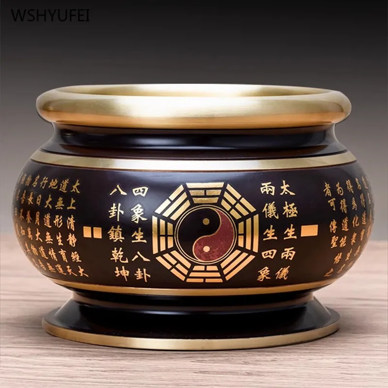 

Metal Bagua Incense Burner Household Buddha front offerings Home furnishings Incense burner ornaments