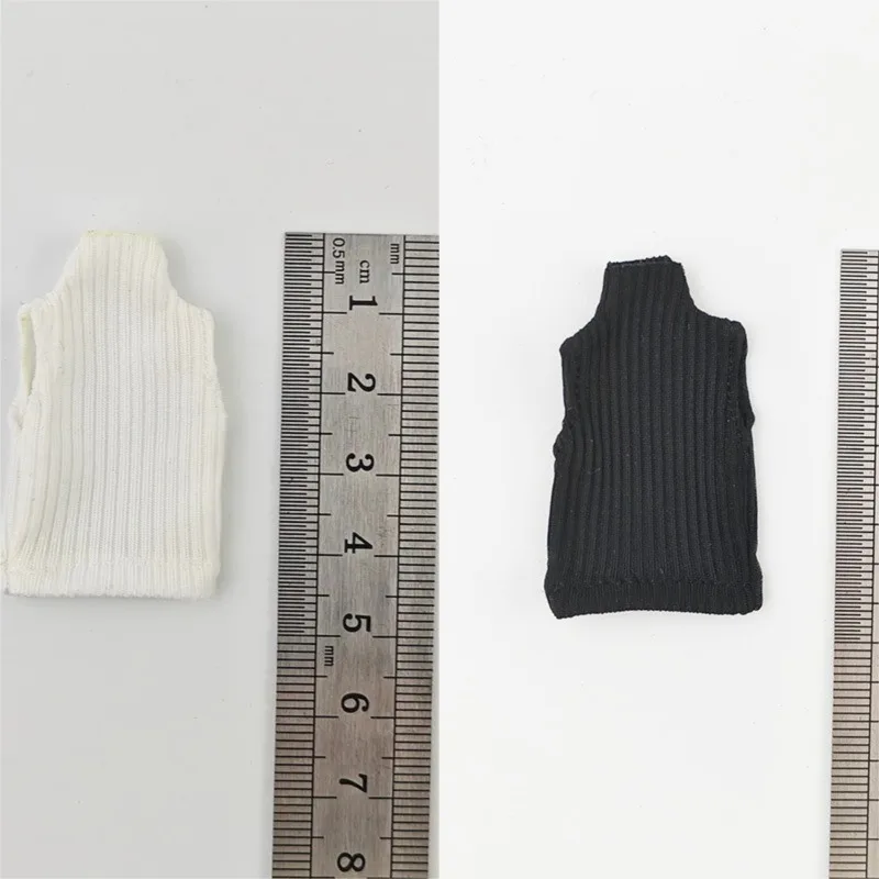 

YEESENYIYI 1/18 Scale Soldier Wide-shouldered High-neck Vest Turtleneck Sweater Colthes for 4inch BJD Doll Action Figures