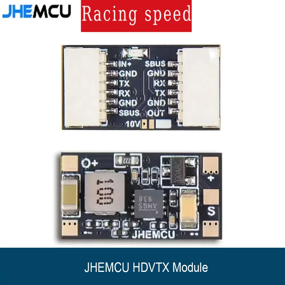 JHEMCU HDVTX Module for O3/O4 5V/10V Step-down Module Reduces Input Voltage for FPV DIY Drone Parts