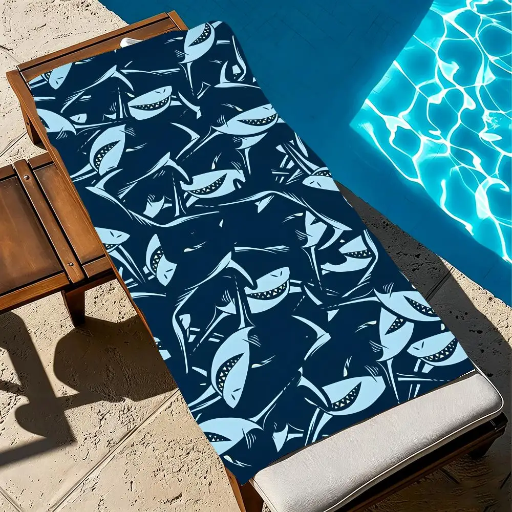 Animal Whale Shark Towel Towel beach towel, quick drying absorbent bath towel for Swim,Gym,Camping,Outdoor hot