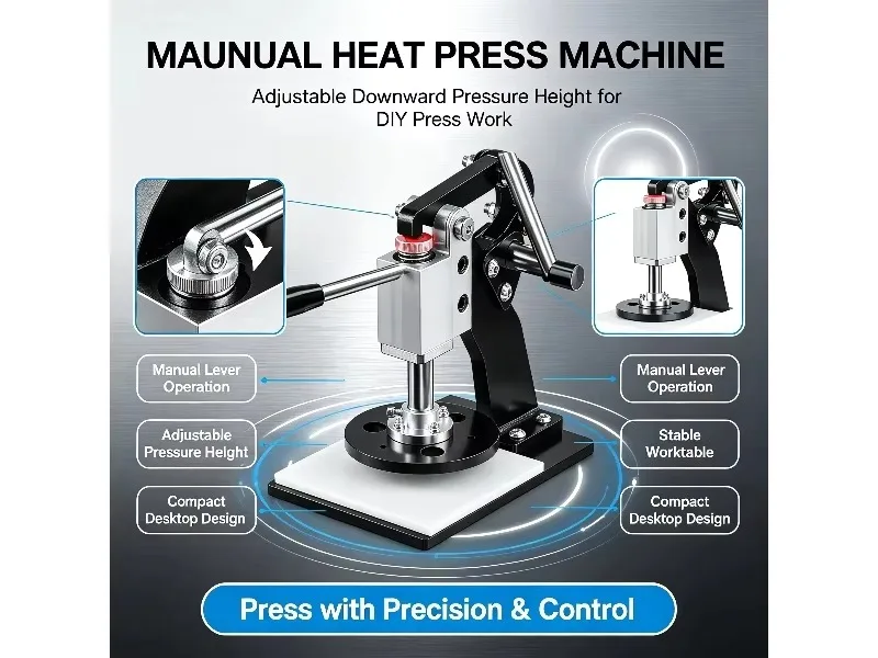 Manual Die Cutting Machine Precision Paper Press for Card Making Leather Crafting
