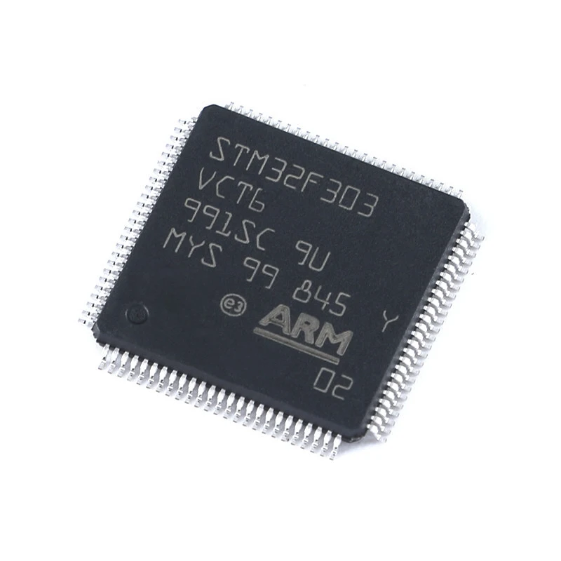 Original STM32F303VCT6 LQFP-100 ARM Cortex-M4 32-bit microcontroller MCU