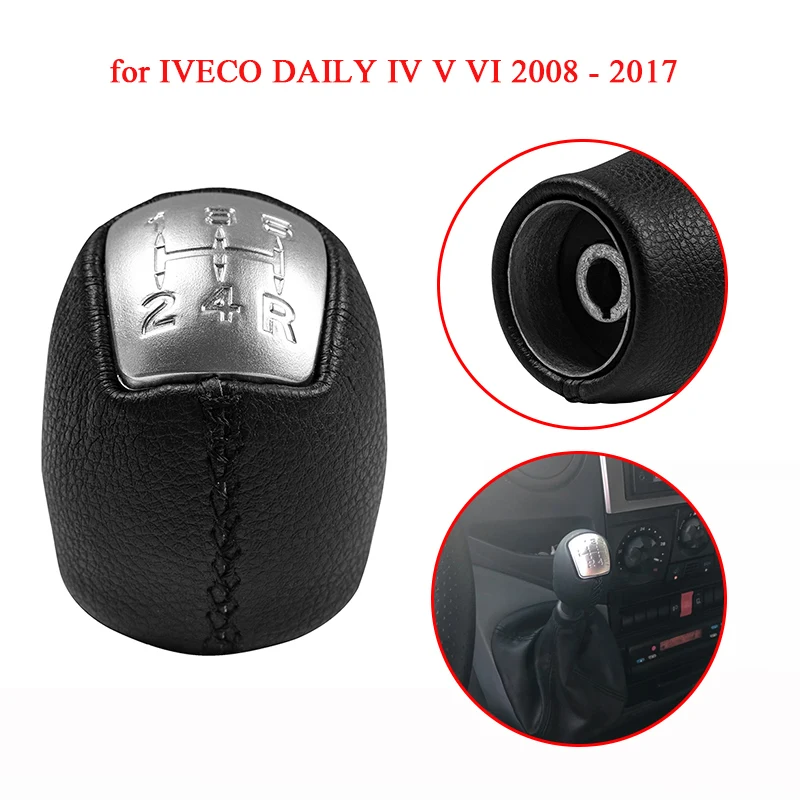 

5/6 Speed Top-Car Gear Shift Stick Knob Shifter Head For IVECO DAILY IV V VI 2008 - 2017 Car Styling Accessories