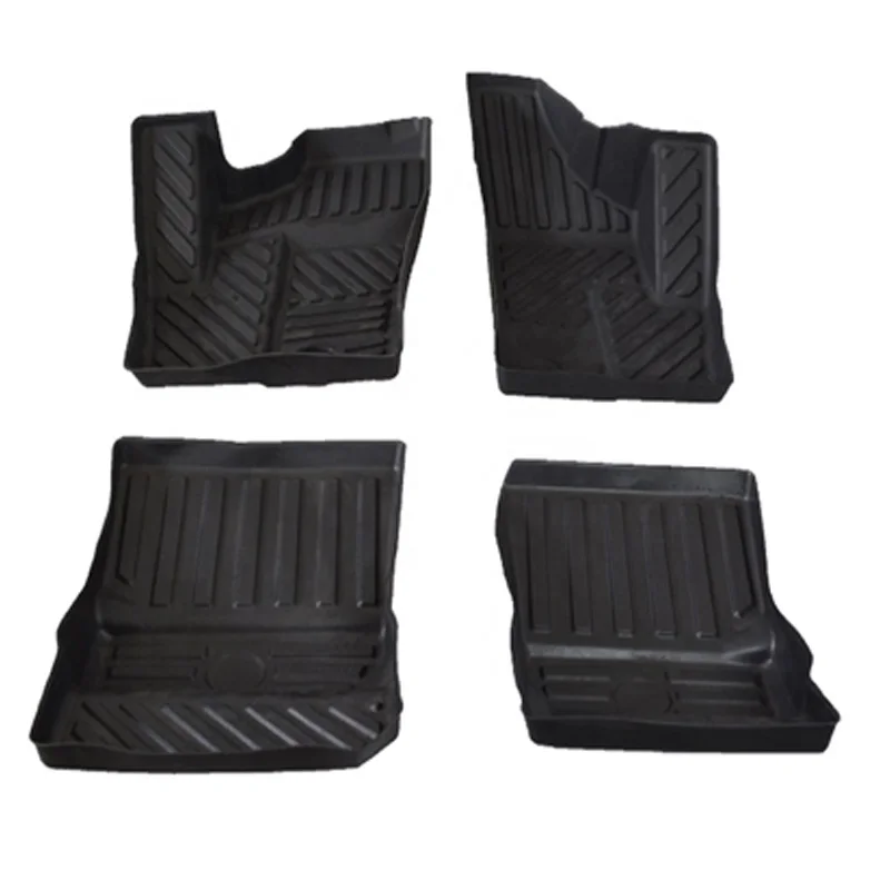 black  Front and Rear All Weather Floor Liners for Polaris RZR XP 4 1000 900 S Turbo 4 Door 2014-2021