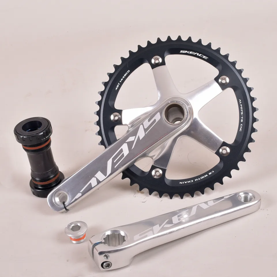 SKEACE Hollowtech Crankset, Fixie Crank, Single Speed Fixed Gear