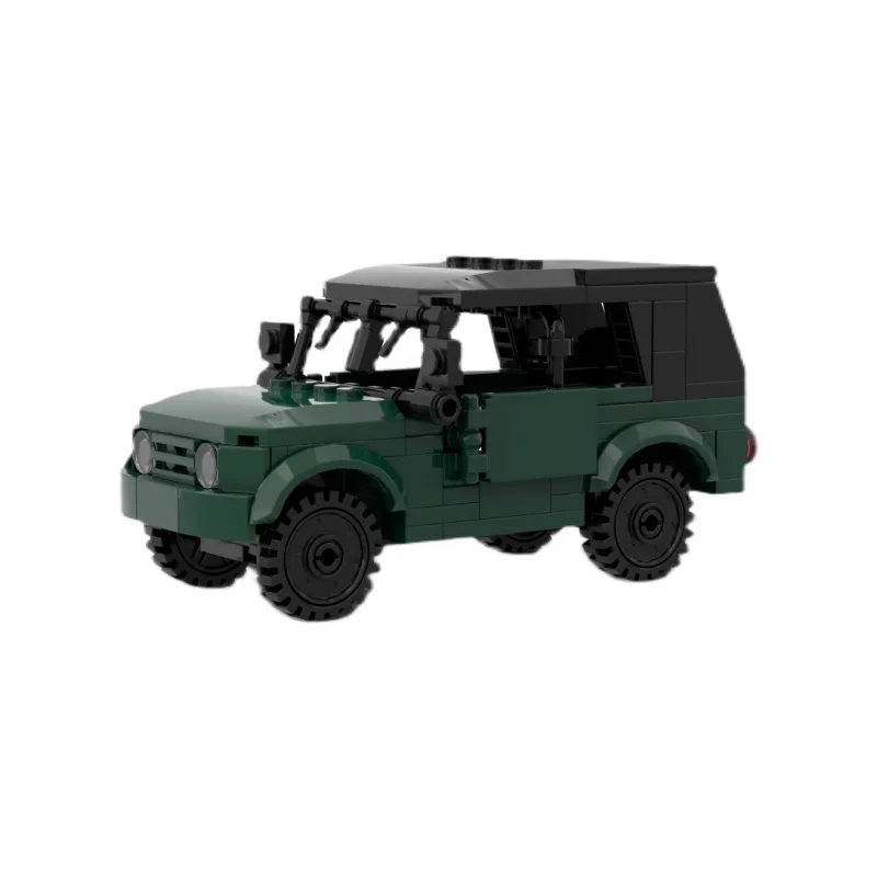 Bricks Model Car Soviet Cold War Military Soldier UAZ469 All Terrain Off-road Vehicle Moc Building Blocks Assemble Toys for Boys