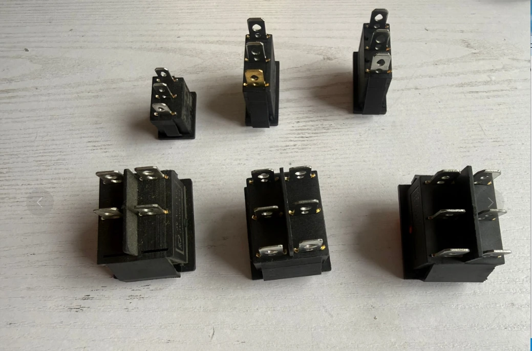 10pcs Rocker Switch small power KCD1-101 KCD2 2P/3P/4P switch Toggle Switches
