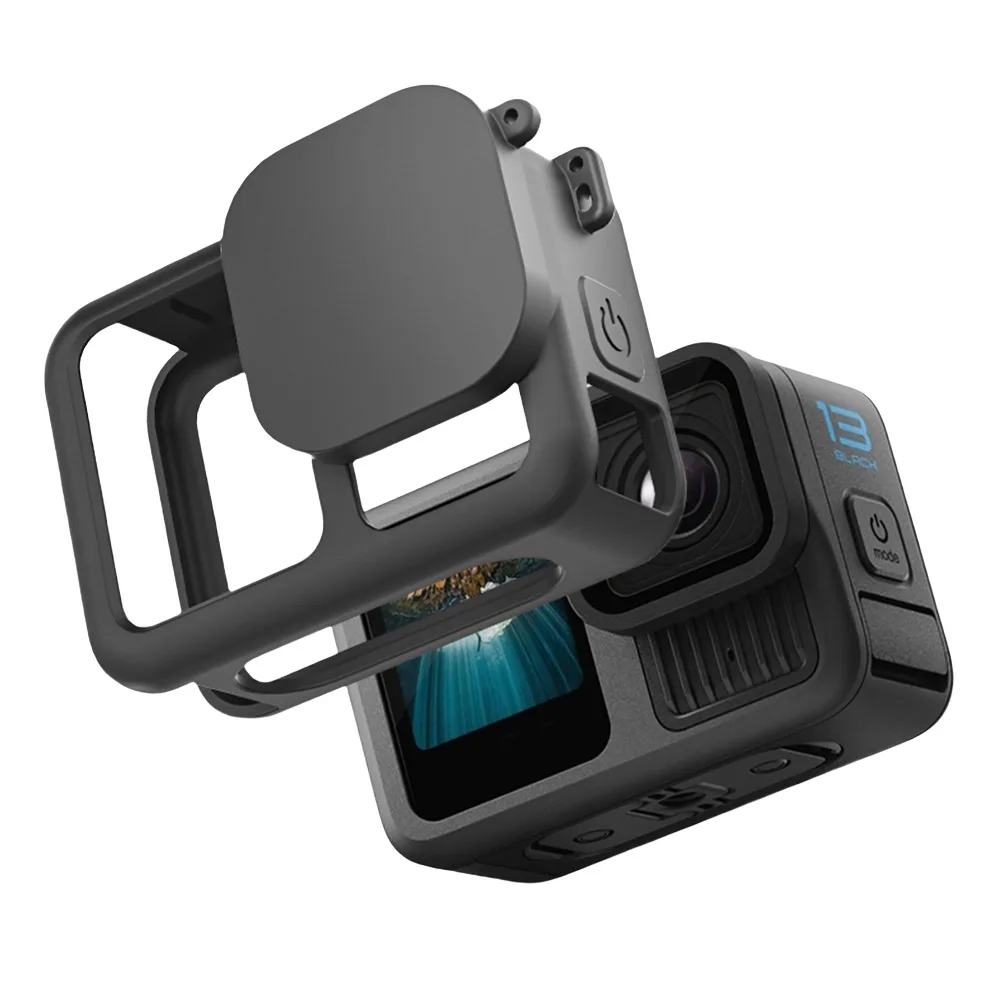 ل Gopro Hero 13 غطاء من السيليكون غطاء جانبي للبطارية غطاء العدسة الحبل حافظة واقية كاملة الملحقات والحماية عدة حزمة #1