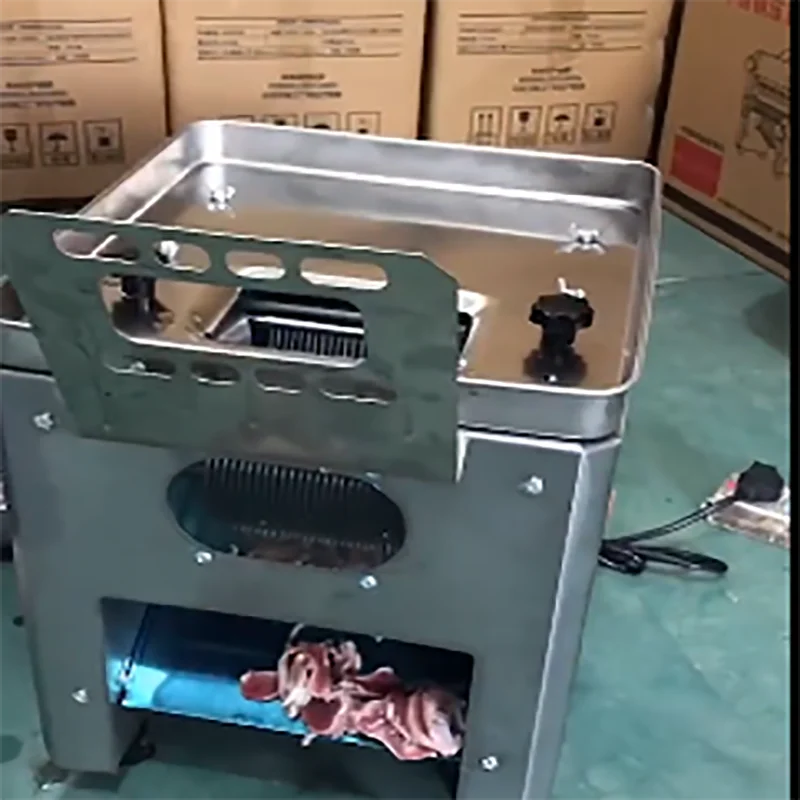 Electric Commercial Vegetable Slicer Shredder Chopper Cutter   Vegetable Fruit Cutting Machine