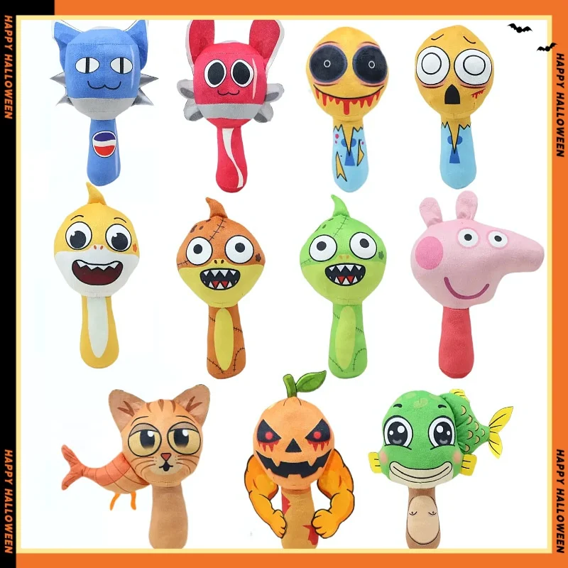 Плюшевая игрушка Sprunki Tung Tung Tung Sahur Игрушка Tralalero Tralala Плюшевая игрушка Tralalelo Tralala Акула Мягкая слепая коробка Подарок на день рождения