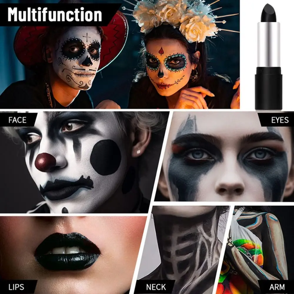 Farby do twarzy i ciała, kredki do body artu, długotrwały makijaż sportowy, kredki do malowania twarzy na Halloween, szybkoschnące, kreatywne.