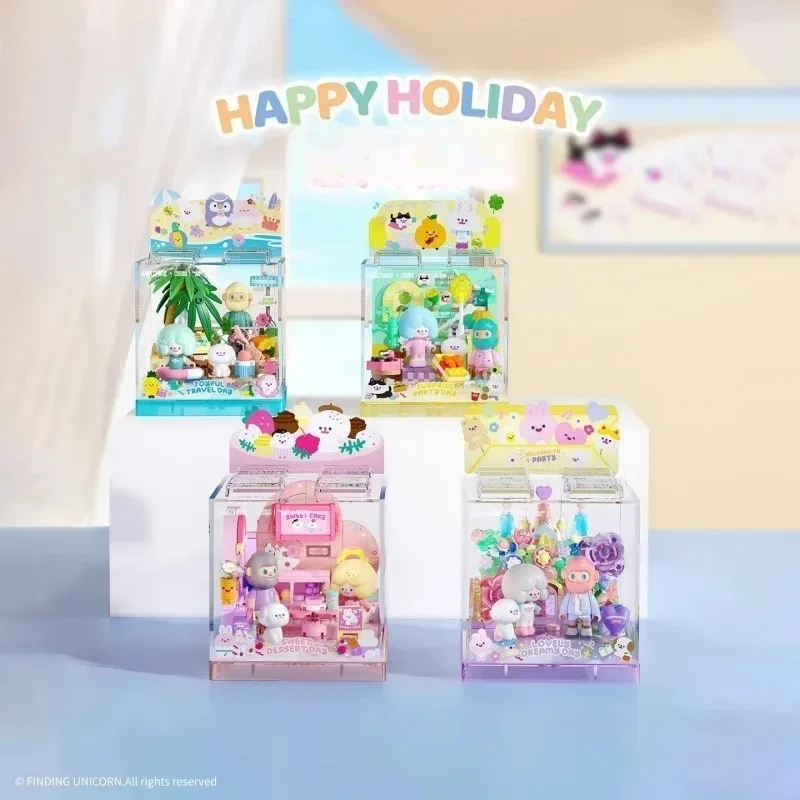 

SEMBO Looking for Unicorn Building Blocks Children's Educational Assembling Toys Dessert Day Leisure Day Ornaments Model Gifts