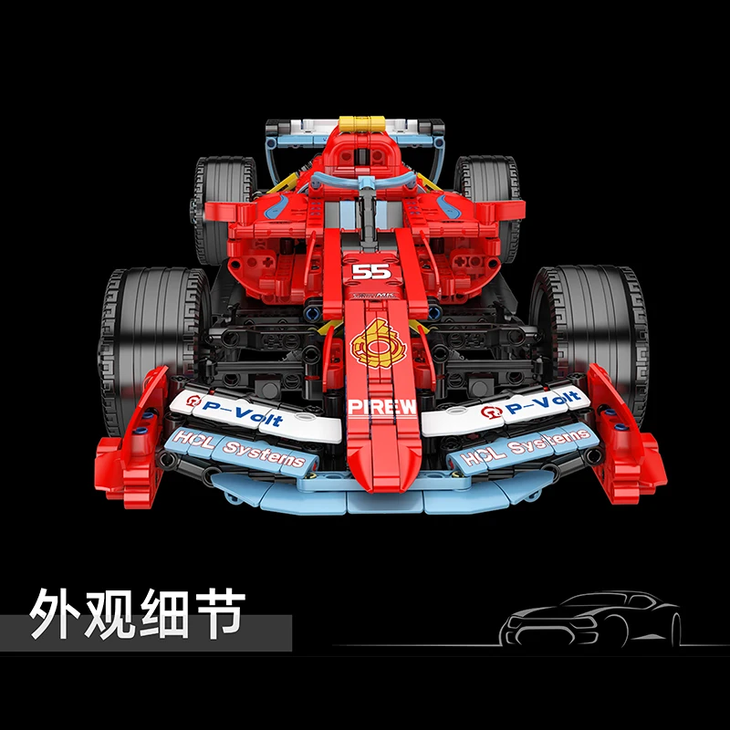 Technisch Kampioenschap Sportvoertuig SF-24 Racing MOLD KING 13209 Bouwsteenmodel Assemblage Puzzel DIY Speelgoed Chrismas Gifts