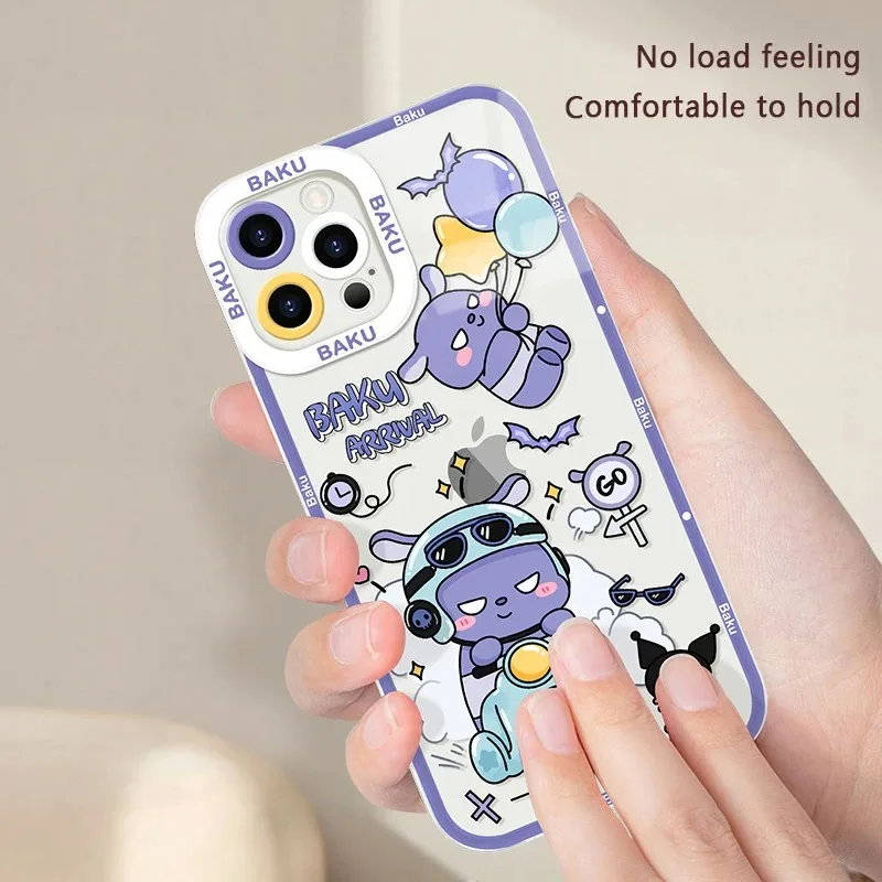 Sanrio Hellokitty Baku Case For Xiaomi 13T 12T 11T 10T 14 13 12 11 Lite 5G NE POCO F6 X6 Pro X3 NFC X5 X4 GT F3 F4 F5 M6 M5S C65