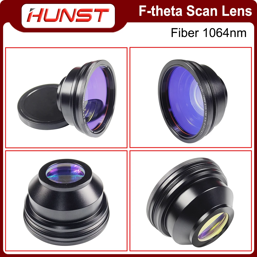 HUNST F-theta Scan Lens Mount M85x1 1064nm Field Lens 50-400mm F80-525mm do części zamiennych do maszyn do znakowania laserem światłowodowym YAG