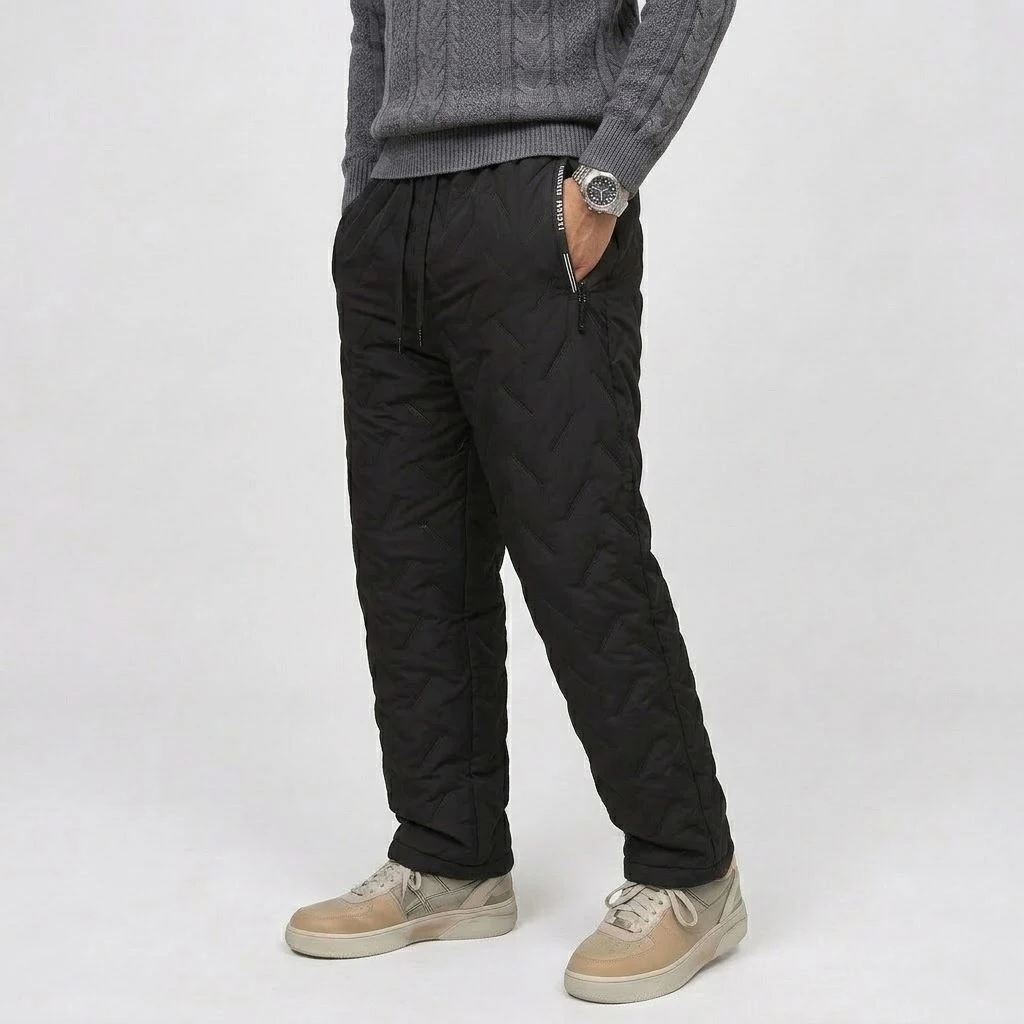 Neue Herren-Winterhose mit Sherpa-Fleece-Futter, Wasserdicht, Warm, Winddicht, Outdoor-Wanderhose, Softshell-Cargohose für kaltes Wetter – Detail 14