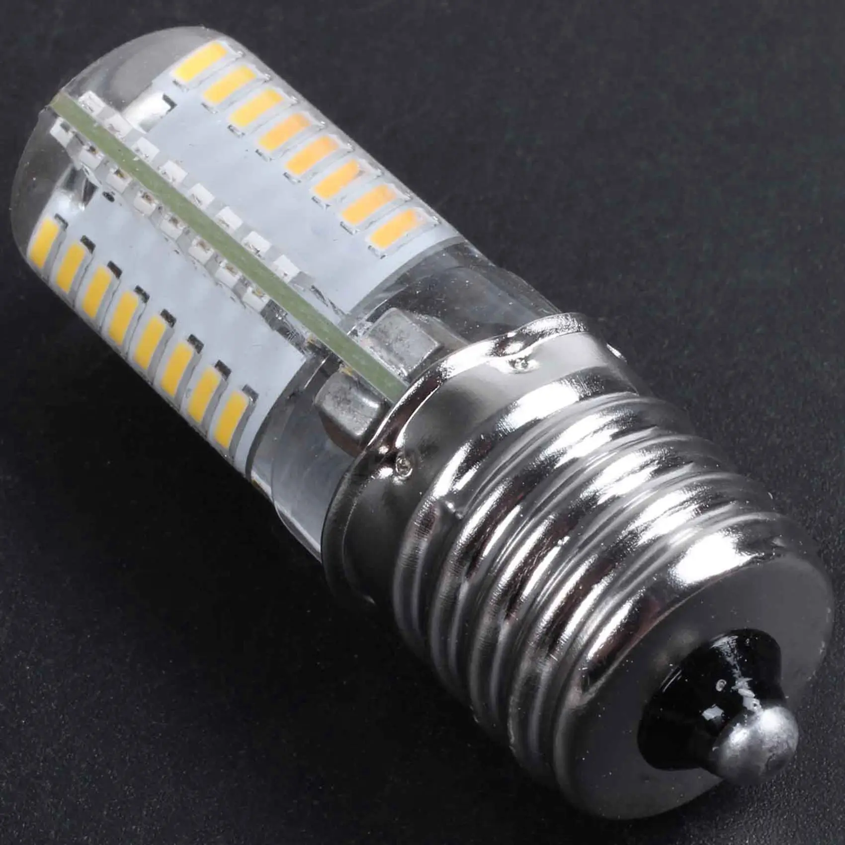 75STO-2X E17 ซ็อกเก็ต 5W 64 หลอดไฟ LED 3014 SMD แสงสีขาว AC 110V-220V