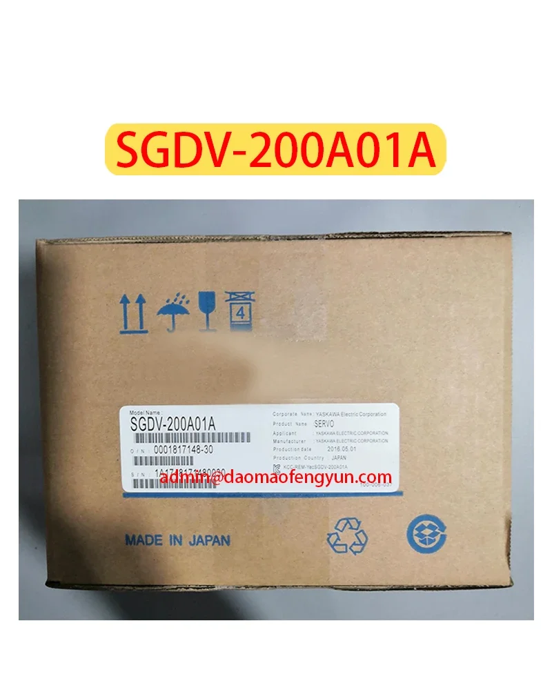 

SGDV-200A01A Brand new Servo Drive SGDV 200A01A，Fast shipping