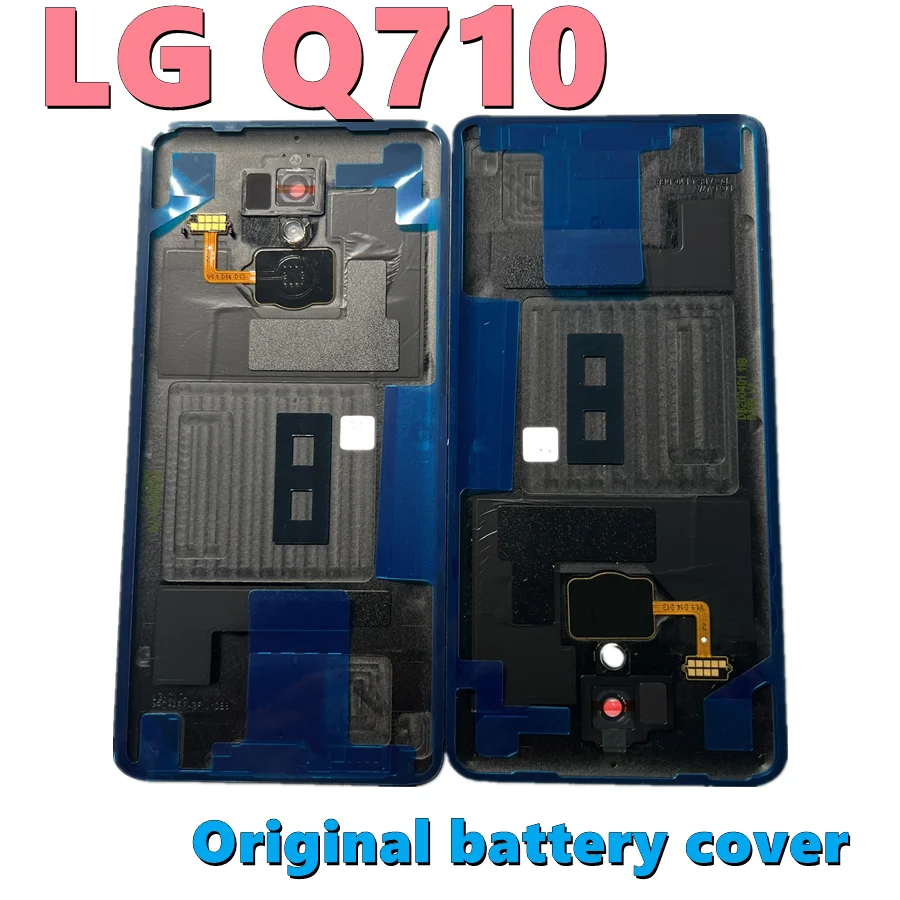 

Стеклянная Крышка батарейного отсека для LG Q710 Q710MS Q710CS, Задняя стеклянная крышка батарейного отсека, запасные части с клеем