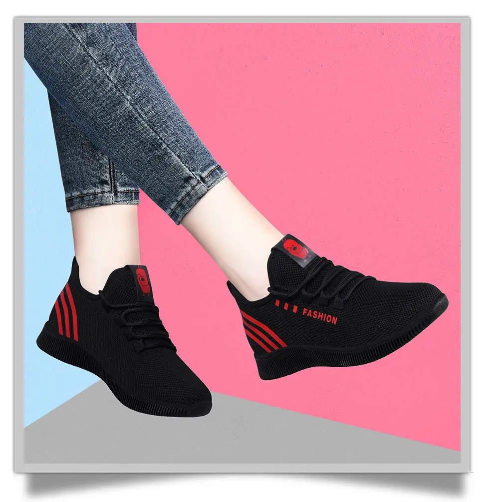 2024 Frauen vulkan isierte Schuhe atmungsaktive Damenschuhe Mode Luft vulkan isierte Schuhe Mesh Damen Casual Sneakers Zapatos de Mujer