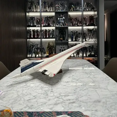 2025 Ny Airbus Concorde Byggsats Supersonisk Flygplan Rymdfärja 10318 Modell Pedagogisk Leksak För Barn Fars Dag Presenter 10 best sales konkorde - №7