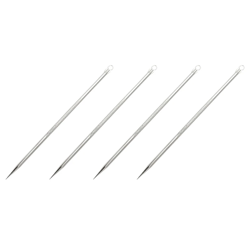 4X Stainless Steel Acne Blackhead Removal Needle Tool