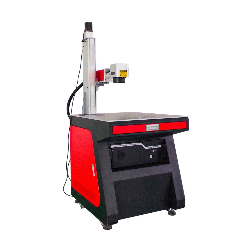 Fiber La ser Marking Machine for Metal Marking Engraving 100W La ser Marking Machine with Jpt La ser Source