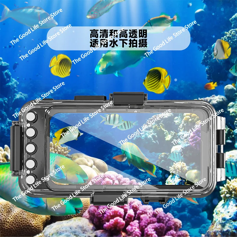 

Suitable for A Variety of Mobile Phones, 30 Meters Bluetooth Diving Shell, Waterproof and Universal for Deep Water Shooting