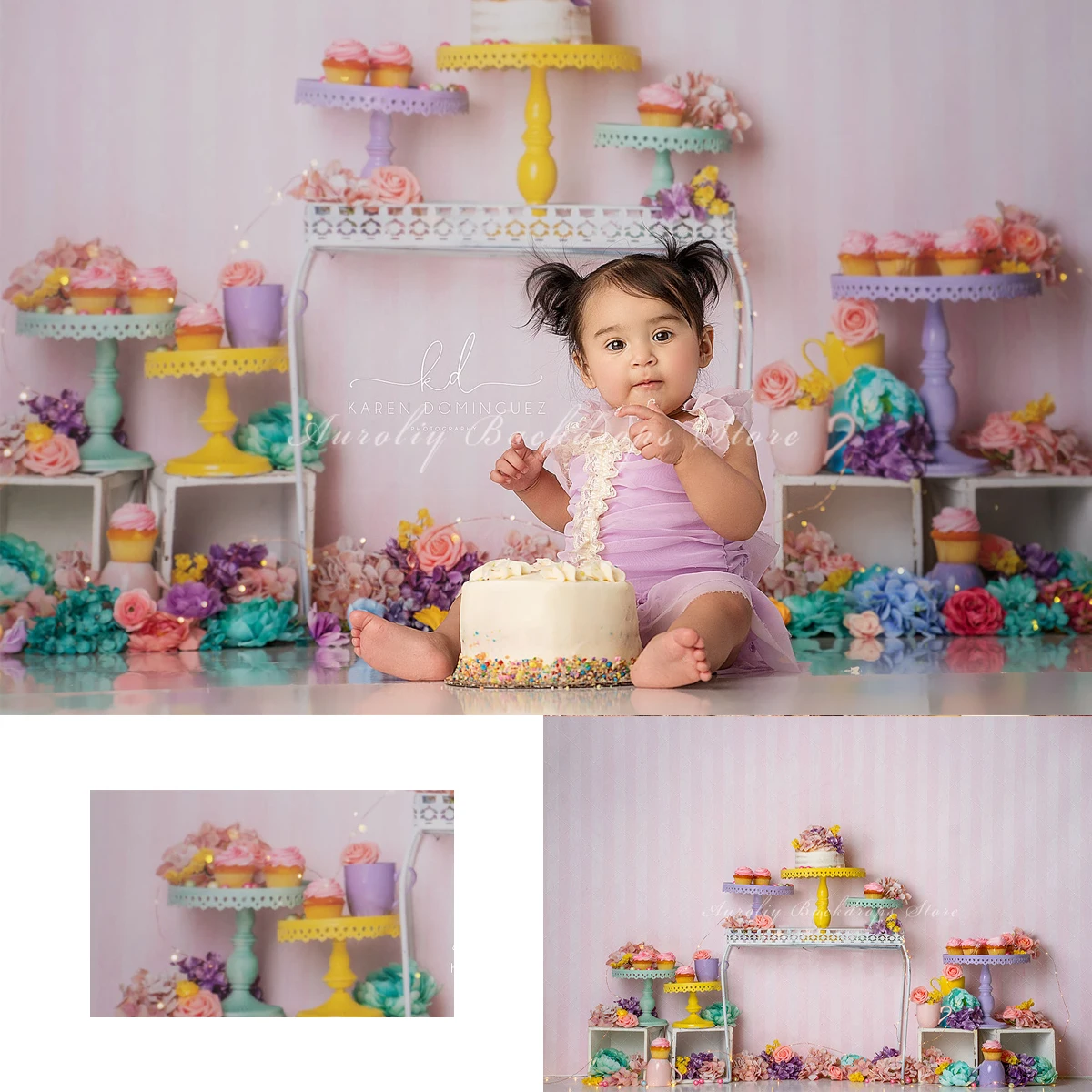 

Sweet Confectionery Backgrounds Kids Adult Photography Props Child Baby Decors Delicious Cake Dessert Photo Backdrops